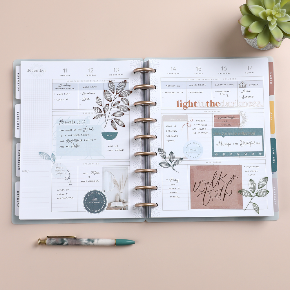  Happy Planner Classic 18-Month Planner-Faith Mood