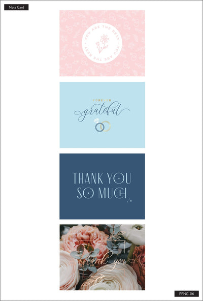 Wedding Party Thank You Cards