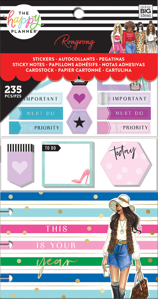 Accessory Pack - Rongrong - Hustle Girl – The Happy Planner