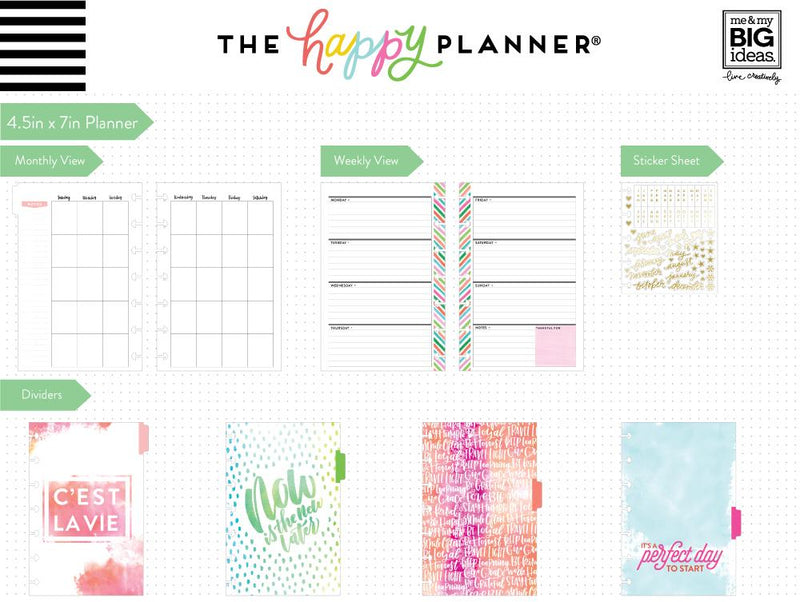 12 Months UNDATED - MINI Happy Planner® - Live Loud