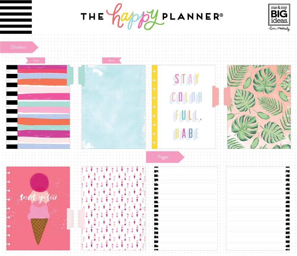 Happy Notes® - Tropical - Classic (lined) – Happy Planner