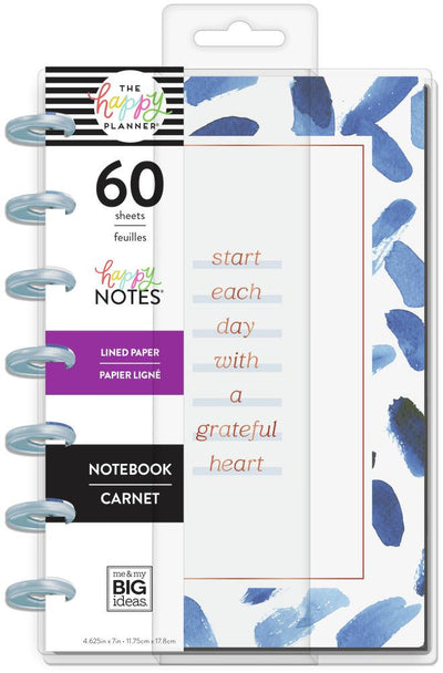 Indigo Tie Dye Mini Happy Notes Notebook