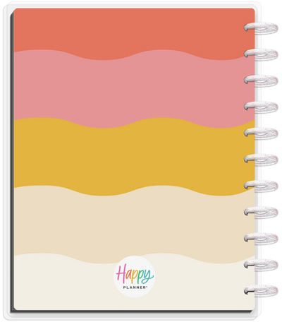 2023 Super Happy Happy Planner - Big Lined Vertical Layout - 12 Months