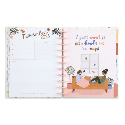 2023 Squad Goals Love Every Season Happy Planner - Big Vertical Layout - 12 Months