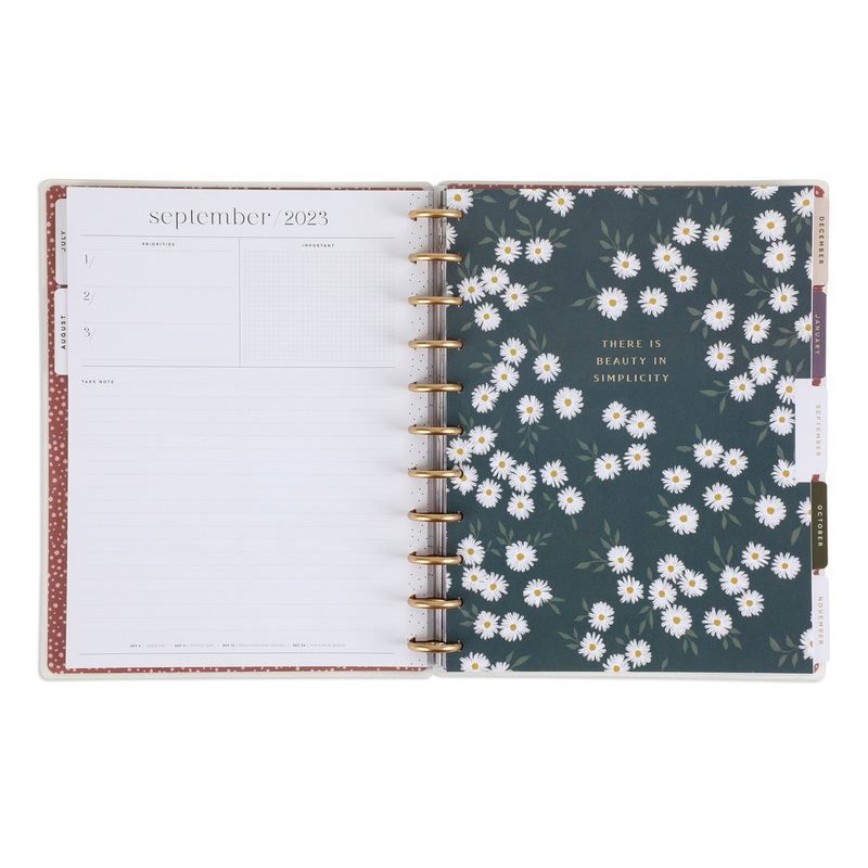 2023 Made to Bloom Happy Planner - Big Color Block Layout - 18 Months