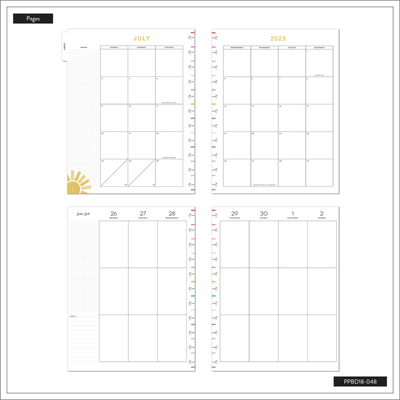 2023 Seasonal Whimsy Happy Planner - Big Vertical Layout - 18 Months
