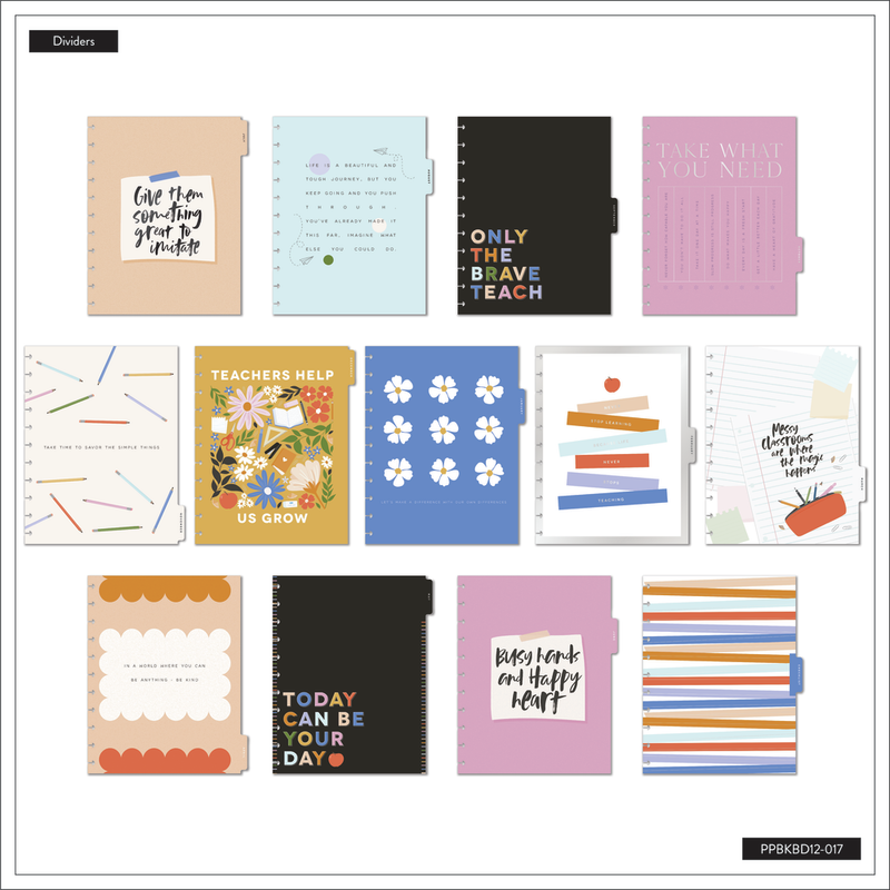 Teacher Accessory Pack - Classic  Happy planner teacher, Teacher  accessories, Happy planner accessories