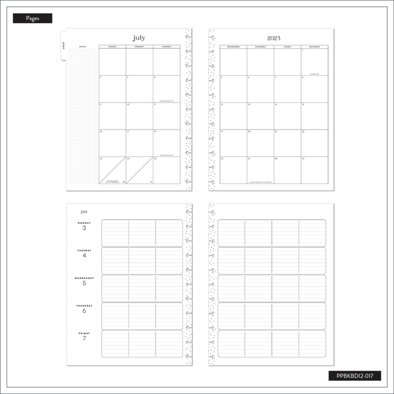  Happy Planner 12-Month Teacher Lesson-Planner Box Kit,  Includes Dated Teacher Planner and More, July 2023–June 2024, Big Size,  Teacher Notes Theme, 14 1/2 Inches by 10 1/4 Inches : Office Products