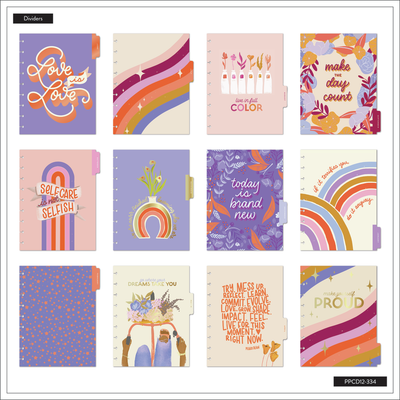 2023 Love is Love Happy Planner x The Pigeon Letters Planner - Classic Vertical Layout - 12 Months