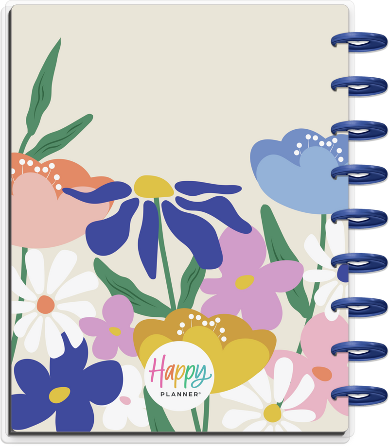 2023 Fun Fleurs Happy Planner - Classic Vertical Layout - 12 Months
