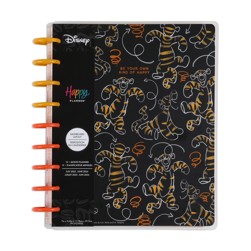 2023 Disney Winnie the Pooh Wonderful Things Happy Planner - Classic Dashboard Layout - 12 Months