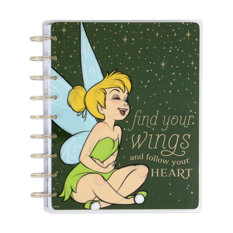 2023 Disney Tinker Bell Find Your Wings Happy Planner - Classic Vertical Layout - 12 Months