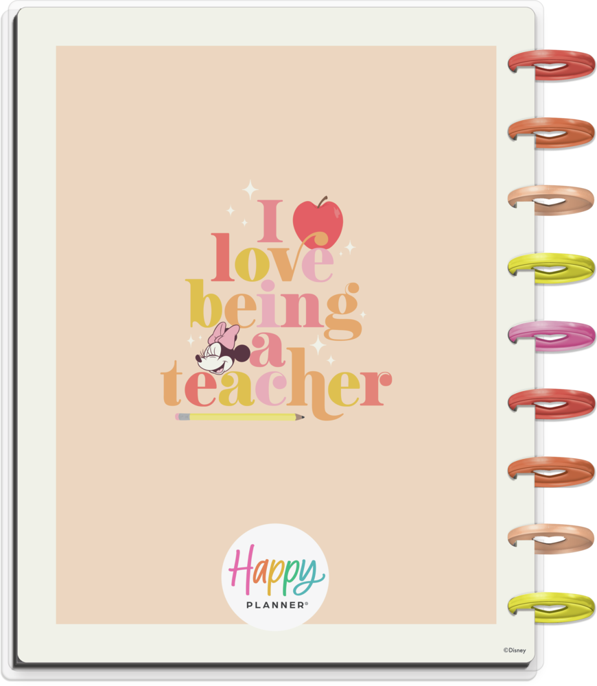 Happy Planner Disney Sticker Pack, Multicolored Planner Stickers for  Teachers, Back-to-School Accessories, Sunny Minnie Theme, Classic Size, 30