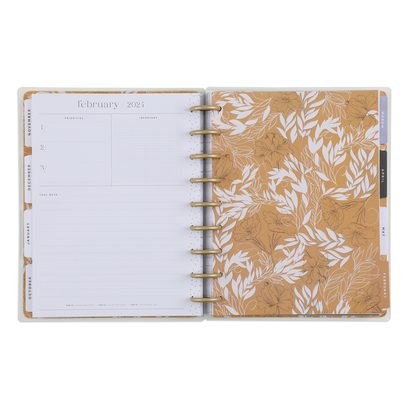 2023 Bold Baroque Happy Planner - Classic Vertical Layout - 18 Months