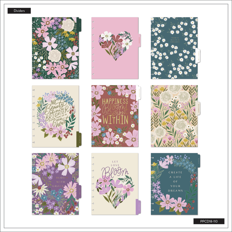 2023 Made to Bloom Happy Planner - Classic Vertical Layout - 18 Months