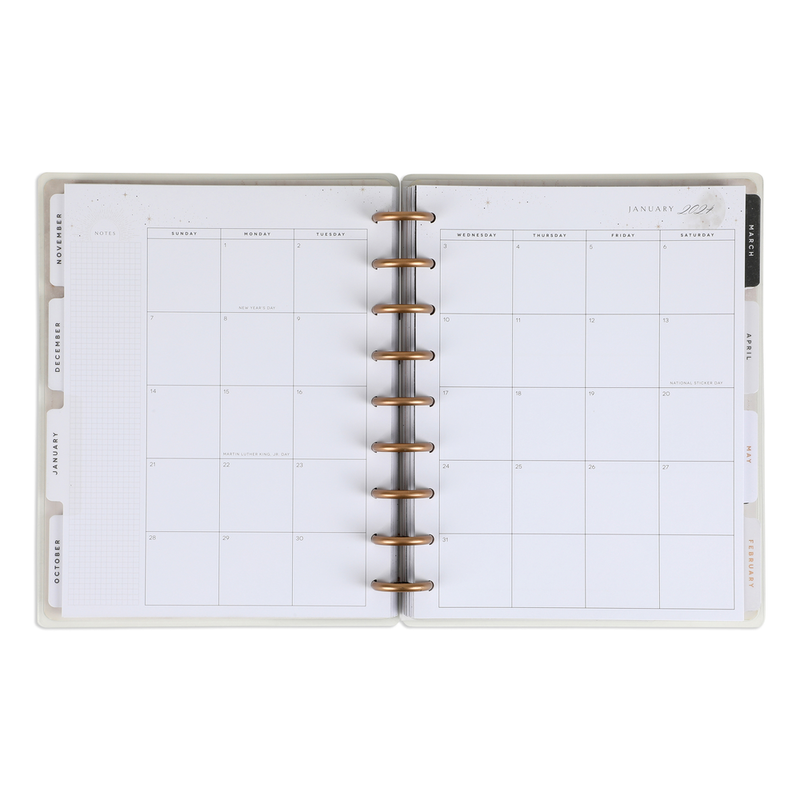 2023 Celestial Elegance Happy Planner - Classic Vertical Layout - 18 Months