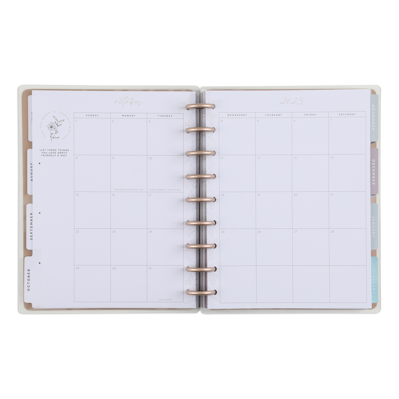 2023 Heal From Within Happy Planner - Classic Wellness Layout - 18 Months