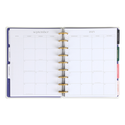 2023 Nordic Brights Happy Planner - Classic Monthly Layout - 18 Months