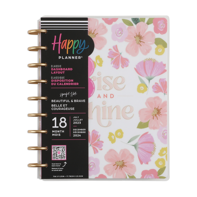 2023 Mom's Fresh Bouquet Happy Planner - Classic Mom Dashboard Layout - 18 Months