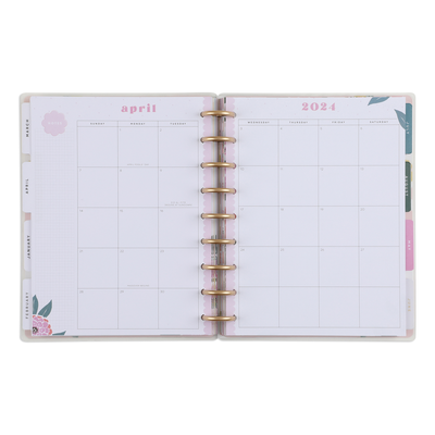 2023 Mom's Fresh Bouquet Happy Planner - Classic Mom Dashboard Layout - 18 Months