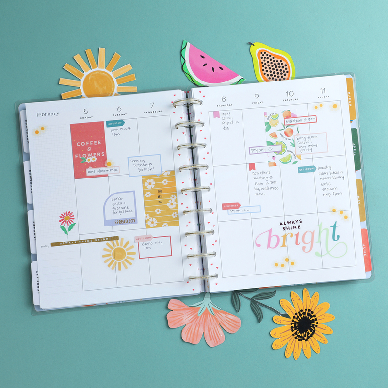 2023 Seasonal Whimsy Happy Planner - Classic Vertical Layout - 18 Months