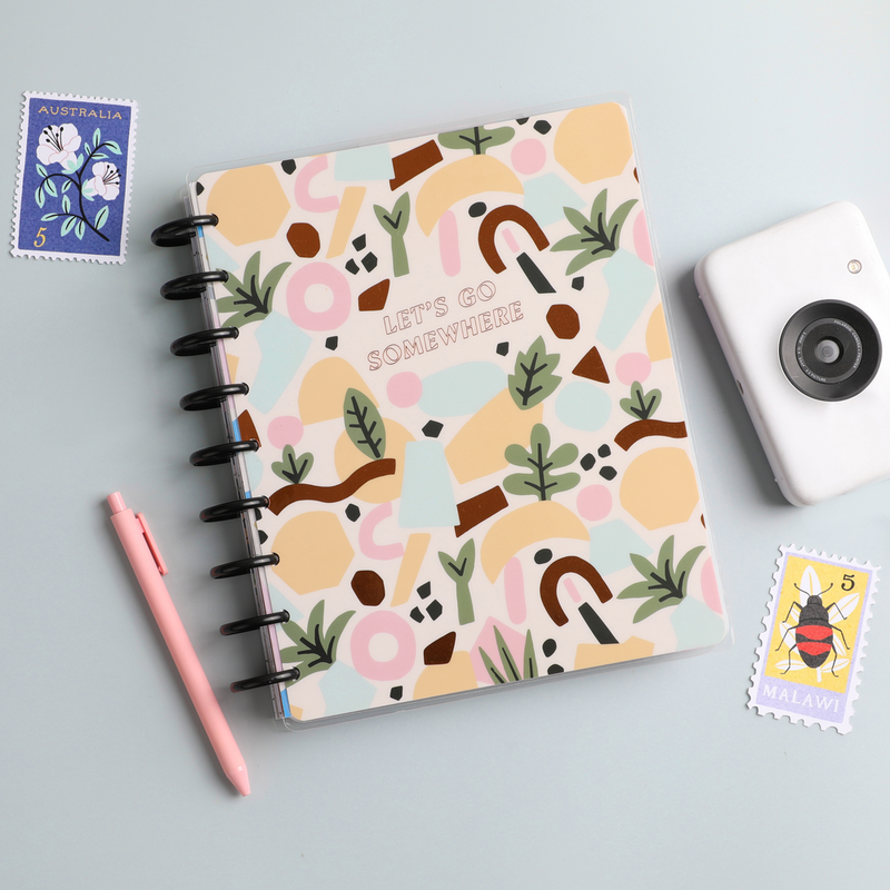 2026 Happy Planner x Tània Garcia Bright Travels Planner - Classic Vertical Layout - 18 Months