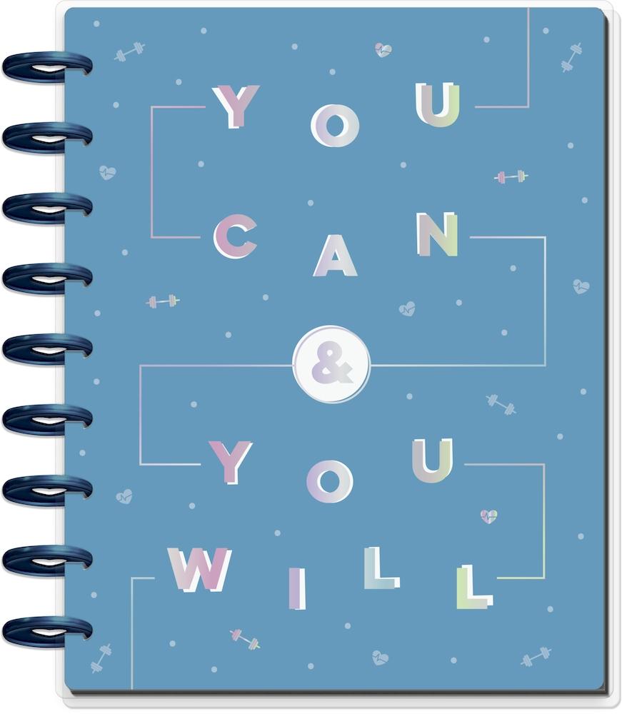 Undated You Can Classic Fitness Happy Planner 12 Months