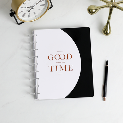 Undated Good Things Happy Planner - Classic Dashboard Layout - 12 Months