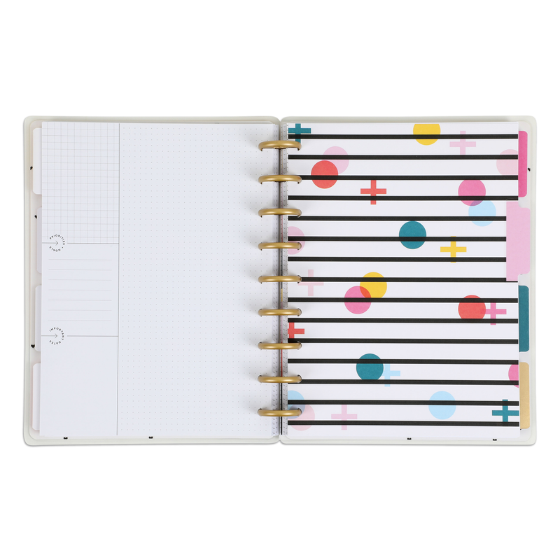 The Happy Planner Undated 12 Month Bright & Fun Happy Classic Planner