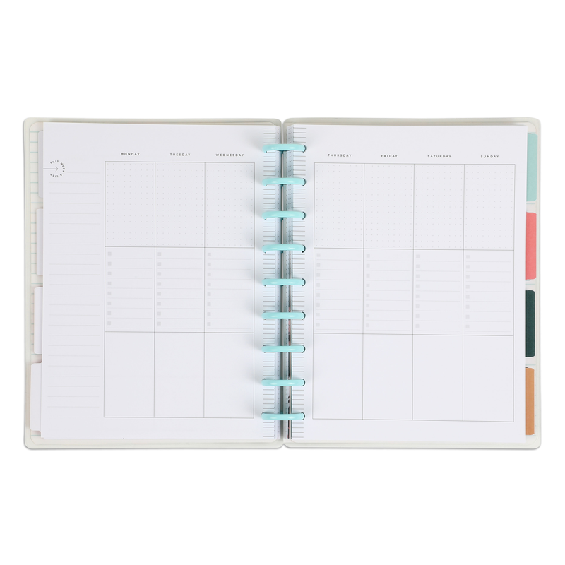 Undated Playful Pets Happy Planner - Classic Checklist Layout - 12 Months