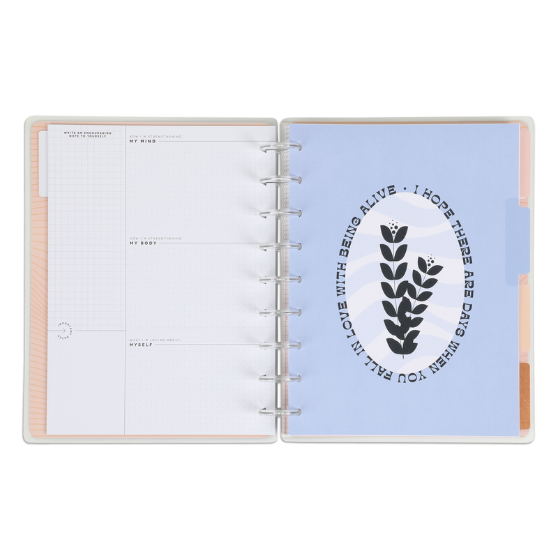 Undated Matter of Balance Happy Planner - Classic Wellness Layout - 12 Months
