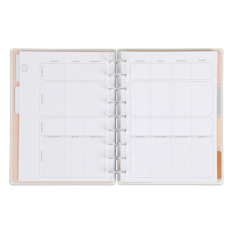Undated Matter of Balance Happy Planner - Classic Wellness Layout - 12 Months