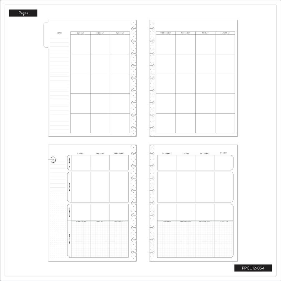 Undated Matter of Balance Happy Planner - Classic Wellness Layout - 12 –  The Happy Planner