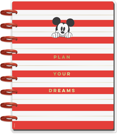 Undated Disney© Mickey Mouse Wonderful Classic Vertical Happy Planner - 12 Months