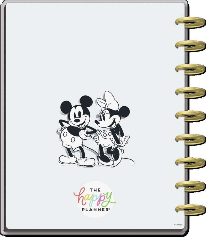 Undated Disney© Modern Mickey Mouse & Minnie Mouse Find Gratitude Classic Vertical Happy Planner - 12 Months