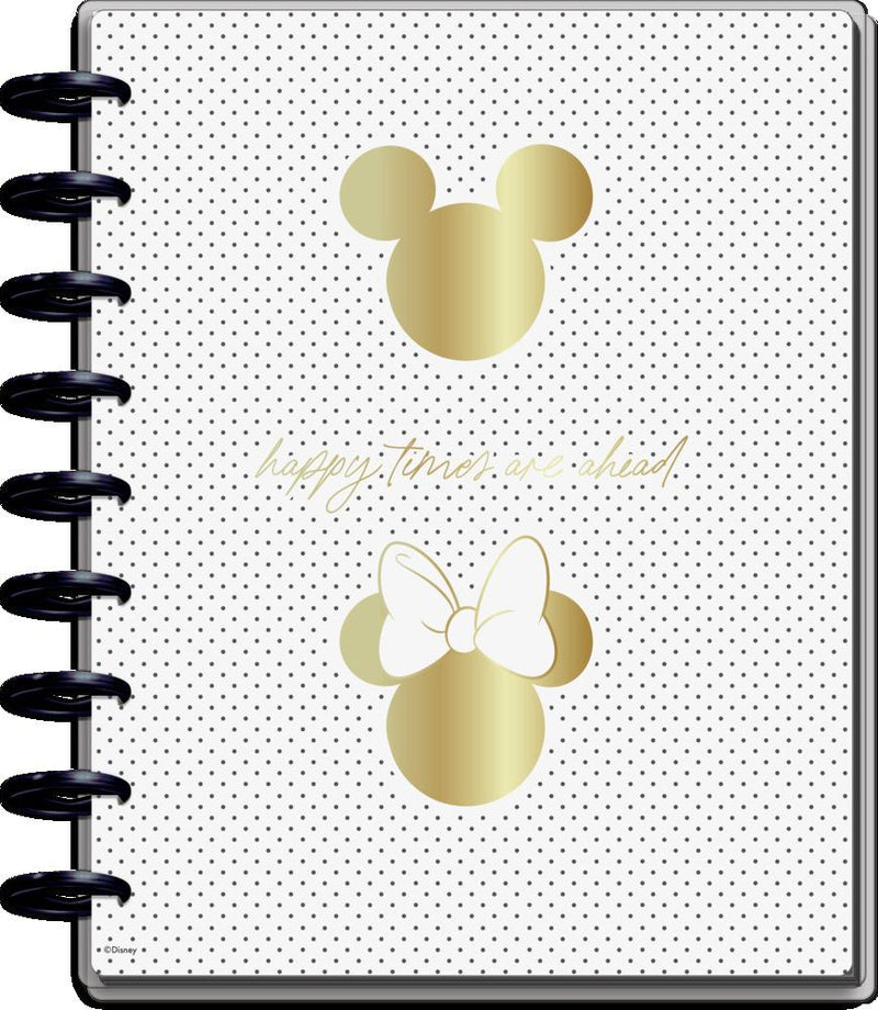 Undated Disney© Modern Mickey Mouse & Minnie Mouse Happy Times Classic Dashboard Happy Planner - 12 Months