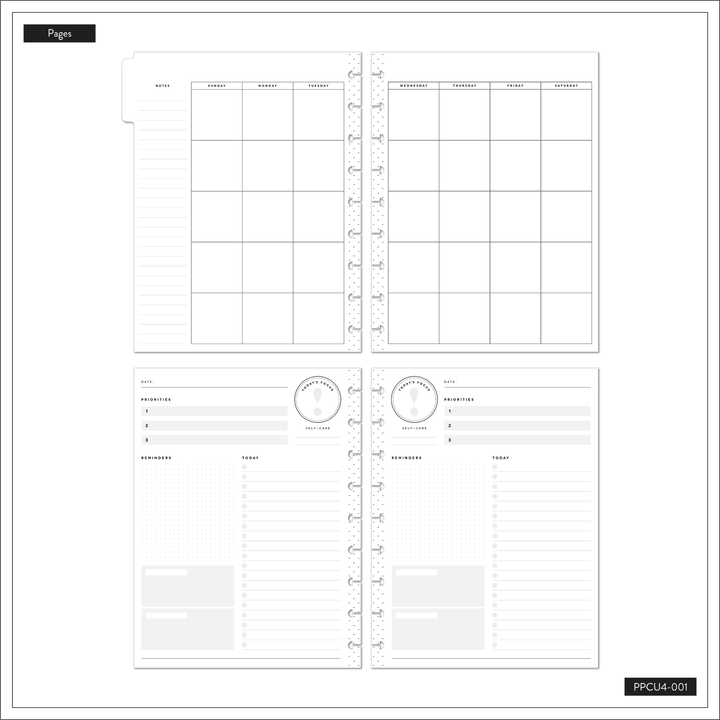 Undated Funky Abstracts Happy Planner - Classic Daily Layout - 4 Month undated-funky-abstracts-happy-planner-classic-daily-layout-4-month