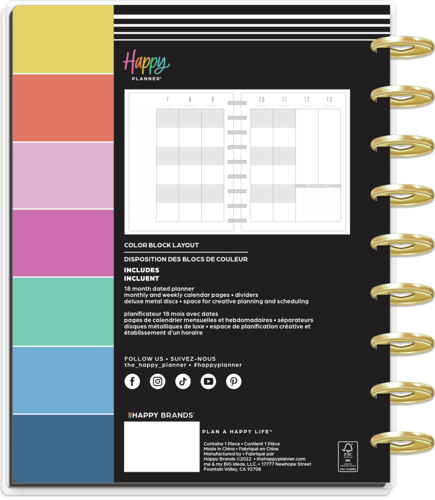 Big Happy Planner Contacts & Passwords 2-Page Printable – Hope Yoder