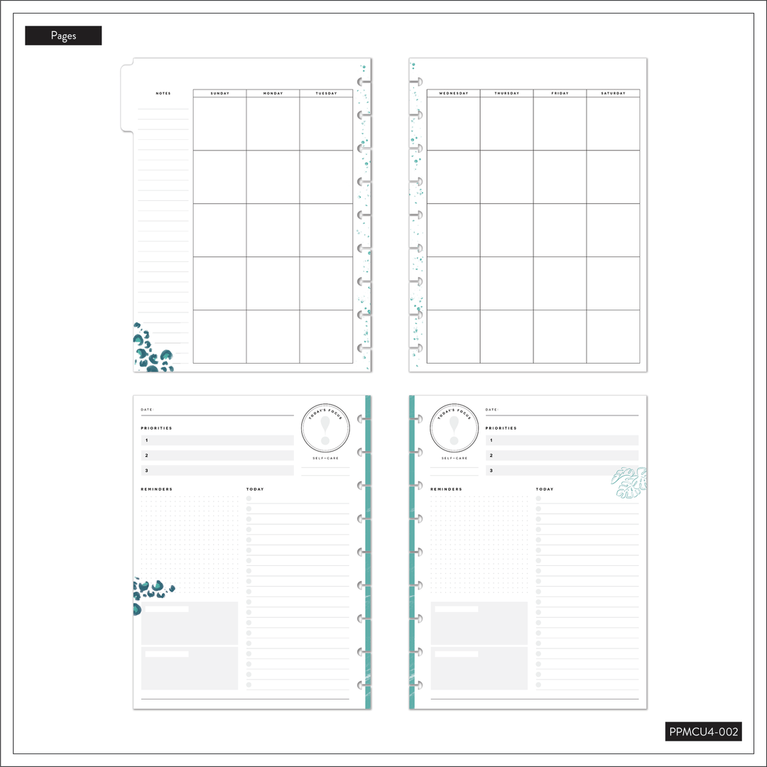 Undated DELUXE Tropical Boho Happy Planner - Classic Daily