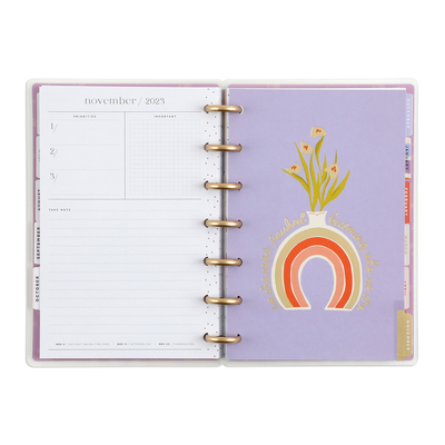 2023 Love is Love Happy Planner x The Pigeon Letters Planner - Mini Dashboard Layout - 12 Months
