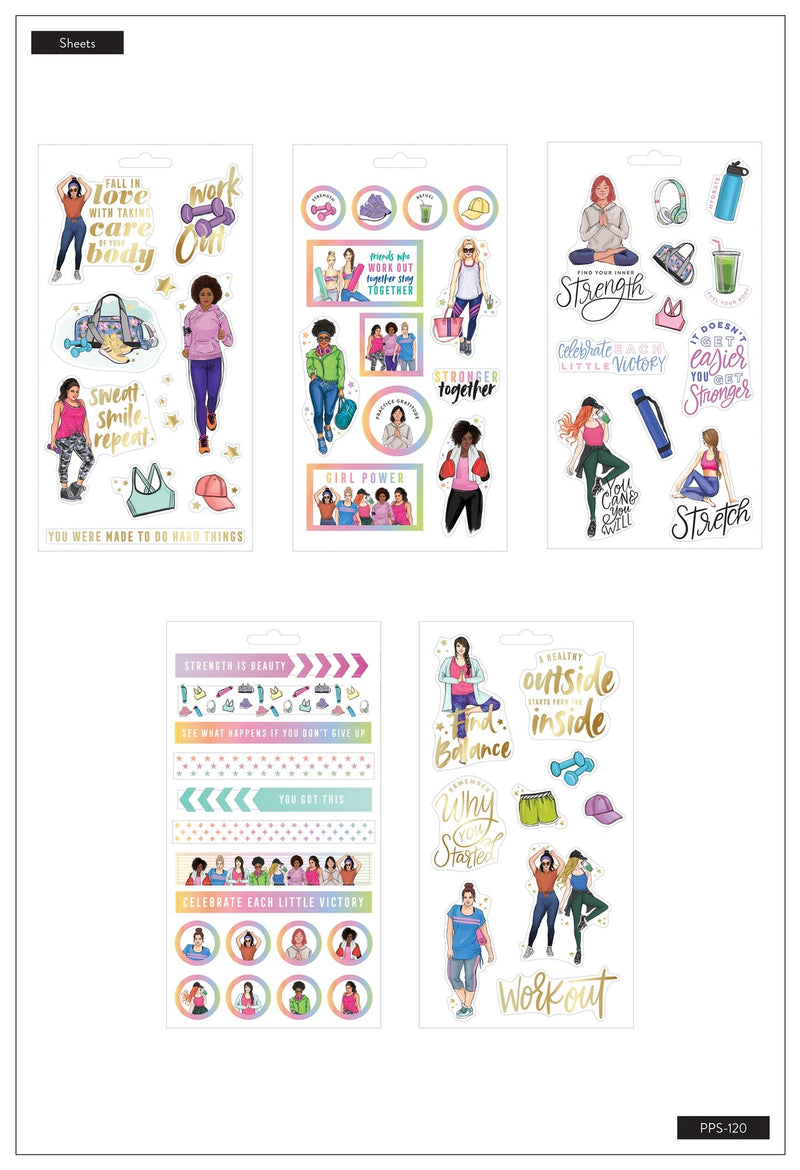 Sticker Sheets - Rongrong - Fitness