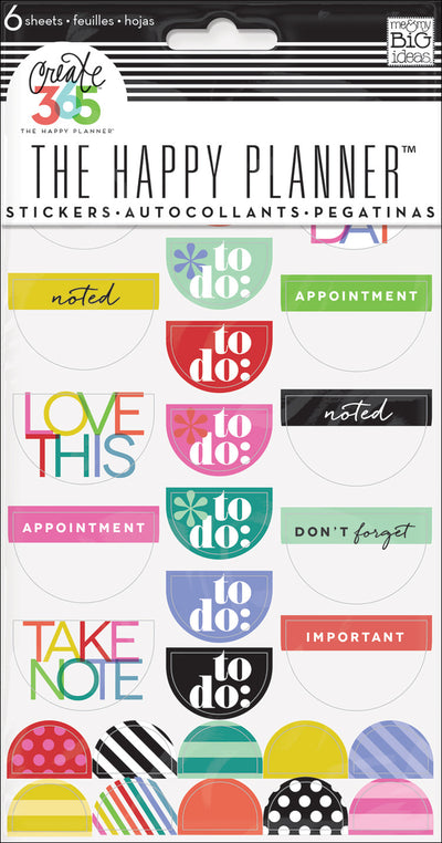 To Do Stickers - Bright