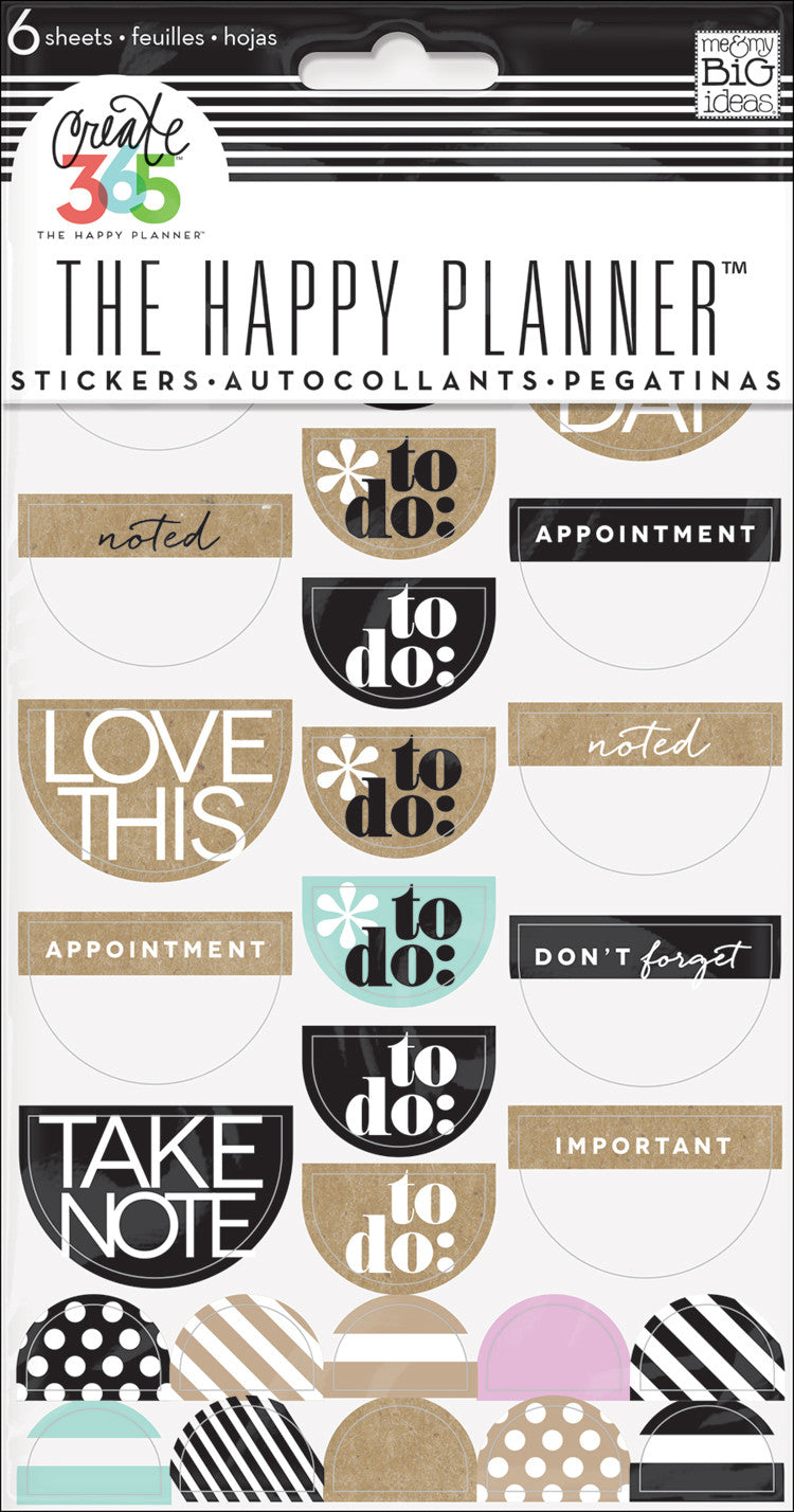 To Do Stickers - Neutral