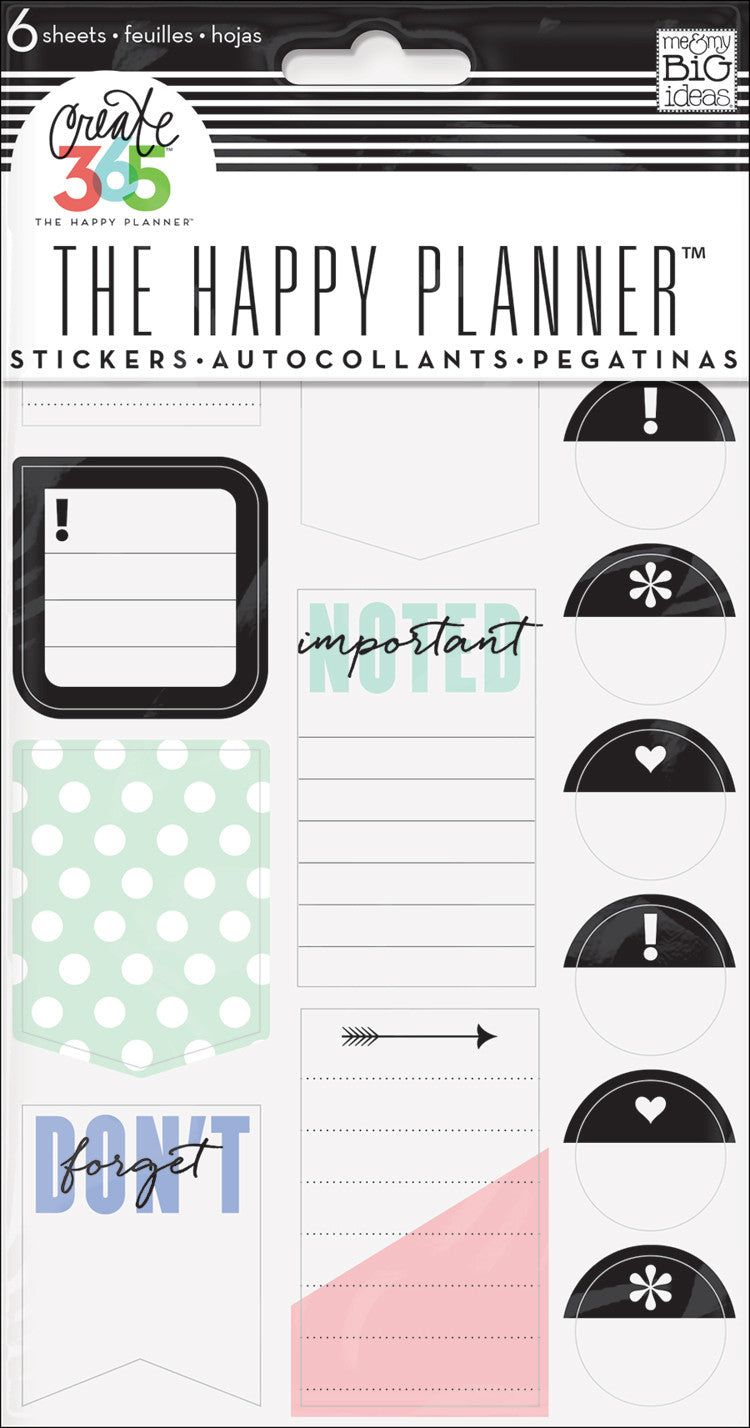 Stickers - Don't Forget – Happy Planner