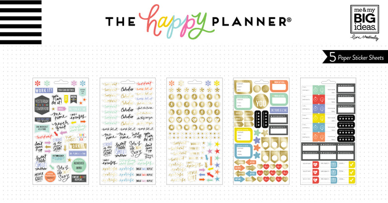 Fitness Planner Stickers