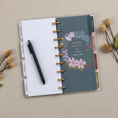 2023 Made to Bloom Happy Planner - Skinny Classic Horizontal Layout - 12 Months