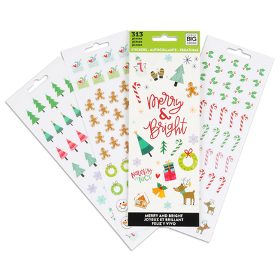 Merry & Bright - 8 Sticker Sheets