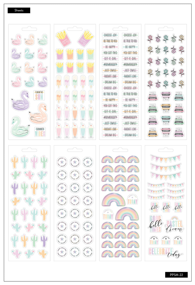 Petite Sticker Sheets - Pastel Dreams