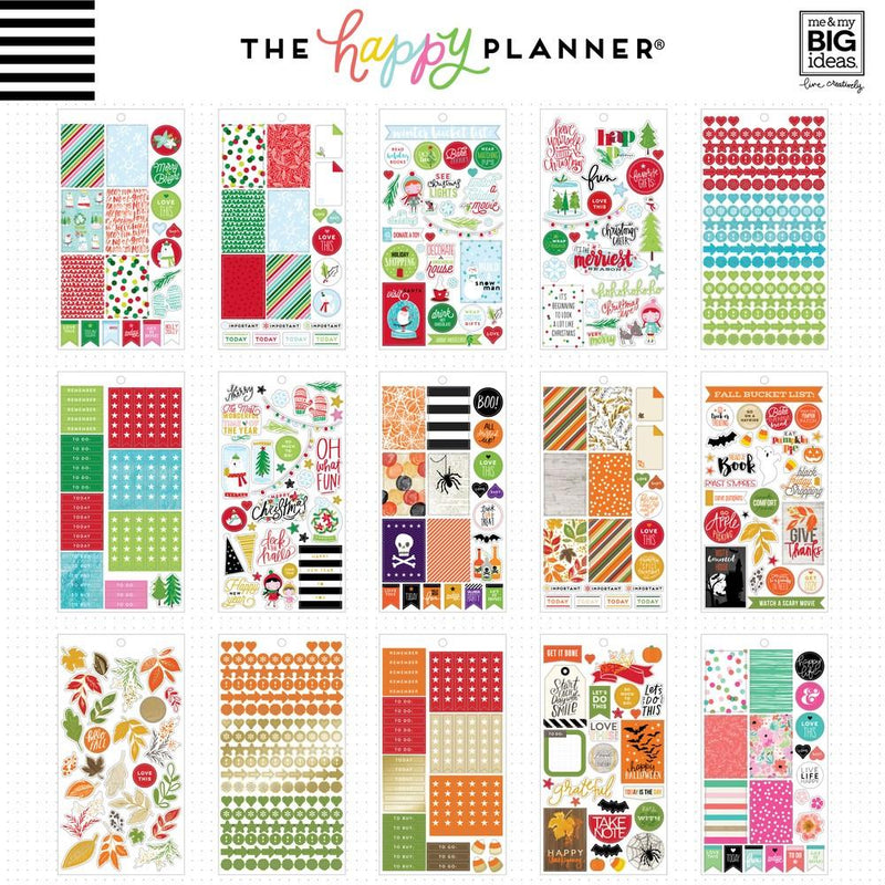 Value Pack Stickers - Seasonal Flowers – The Happy Planner