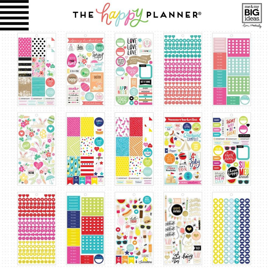 The Happy Planner Sticker authentic Book Bundle Set - All Brand New!